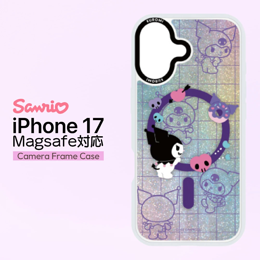 【公式ライセンス】サンリオキャラクターズ サンリオグッズ キャラ かわいい 大人かわいい おしゃれ スマホケース iPhone アイフォーン 耐衝撃保護 ケース カバー iPhone17 ケース クロミ サンリオ 公式 ライセンス かわいい キャラクター クリア キラキラ インナーシート 2WAY 着せかえ ハイブリット 耐衝撃 カメラ保護 フチ高設計 傷に強い Magsafe マグセーフ 対応ケース iPhone 17 アイフォン17