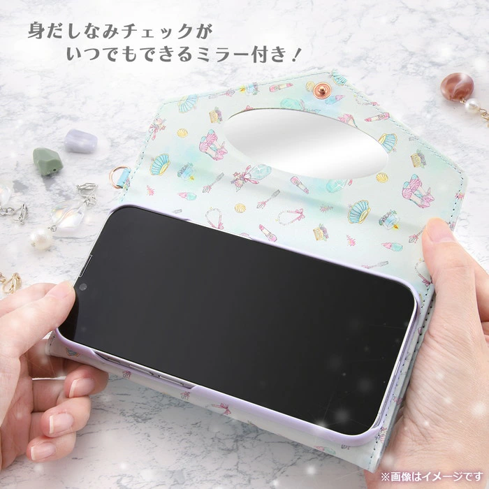 ディズニー、ハロウィン、仮装、ディズニープリンセス、スマホケース、スマホストラップ、ショルダーストラップ、アリエル、ラプンツェル、ベル、美女と野獣、リトルマーメイド、ミラー、メイク直し