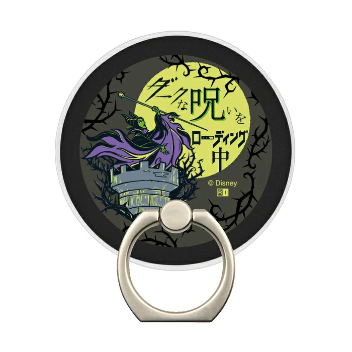 スマホリング マレフィセント 人気 かわいい マグネットステッカー リング iPhone Android iPad Galaxy AQUOS Xperia 全機種対応 多機種対応 汎用 ホールドリング スタンド機能 スマホリング キャラクター ディズニー マレフィセント マグネット 着脱簡単 貼るだけ 取り外し可能 Disney Maleficent ヴィランズ おしゃれ 人気 スマホ リング マグネットシール 強力 磁石 リングステッカー 付属 落下防止 動画視聴 スタンド シール プレート