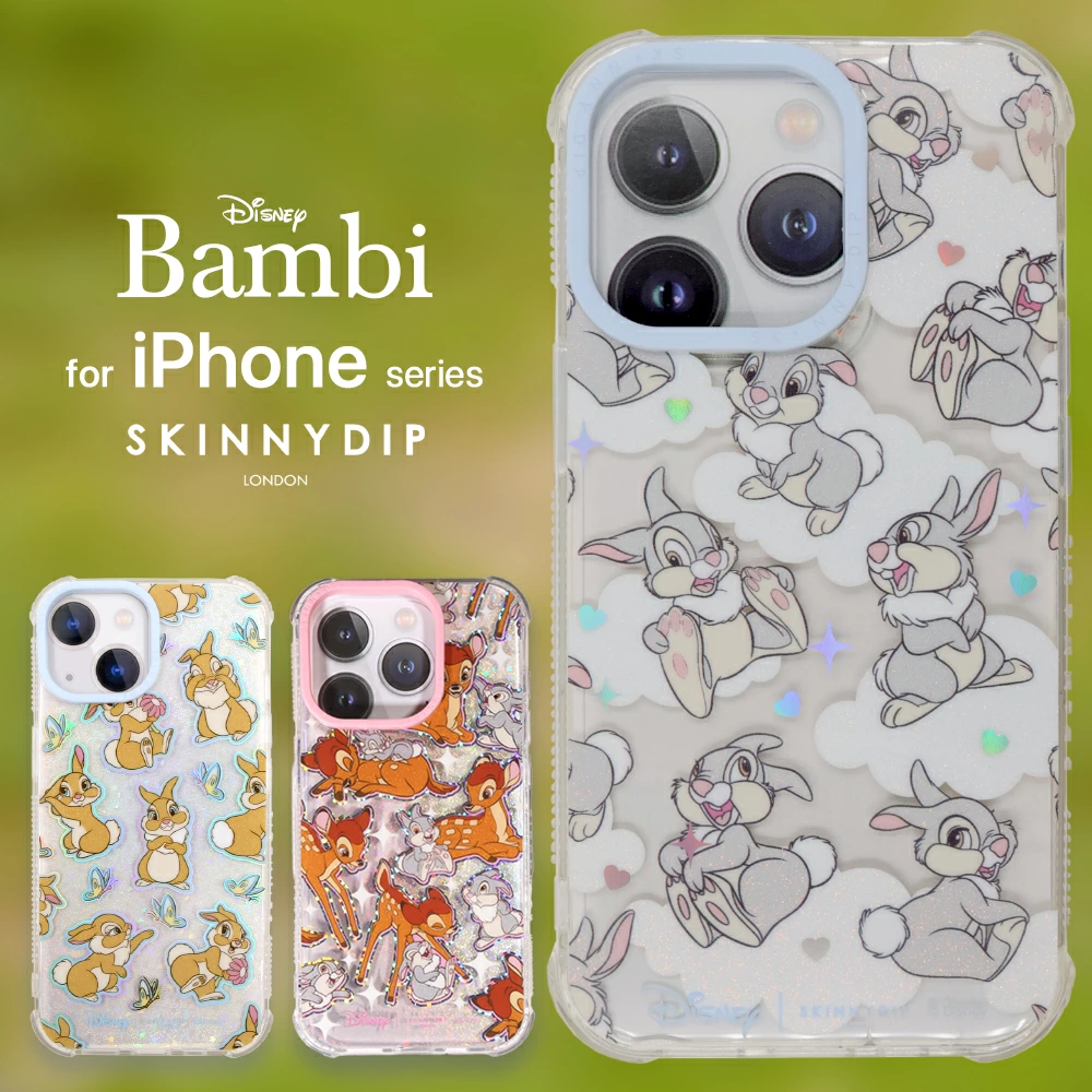 iPhone16 Pro キャラクター クリア ラメ キラキラ ソフトアイフォン 耐衝撃 ディズニー Disney バンビ とんすけ アイフォン15プラス ケース iPhone16 ケース ディズニー バンビ とんすけ かわいい SKINNYDIP クリア ラメ キラキラ ソフト ソフトケース 耐衝撃 耐衝撃ケース iPhone 15Plus アイフォン16プラス アイフォン iPhoneケース Disney トンスケ ストラップホール