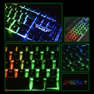 ゲーミングキーボード マウスセット ゲーミングキーボードマウスセット 有線 使いやすい 打ちやすい 104キー FPS ps5 ps4 switch 任天堂スイッチ PC LED ゲーミングキーボードマウス 防水 撥水 バックライト ゲーム 光る キーボード