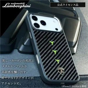 iphone17pro ケース ブラック ランボルギーニ Magsafe対応 カーボン GR 耐衝撃 おしゃれ かわいい かっこいい シンプル 人気 ランキング おすすめ ブランド メンズ レディース プレゼント ギフト