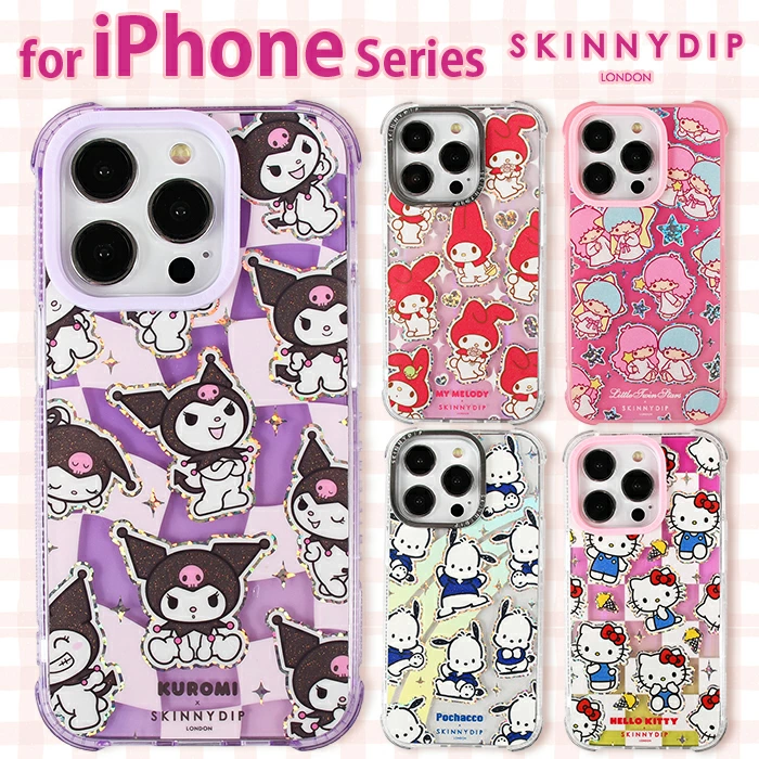 iPhone16Pro ケース キキ ララ リトルツインスターズ SKINNYDIP おしゃれ SNS インスタ 話題 キラキラ Z世代 人気 サンリオ ききらら 16Pro カバー スマホケース iPhone16Pro ケース サンリオ キティちゃん ポチャッコ クロミ マイメロ キキララ リトルツインスターズ 公式 クリアケース ラメ グリッター キラキラ TPU ソフトケース 耐衝撃 衝撃吸収 ストラップホール付 かわいい アイフォン15プロ カバー ピンク 耐衝撃ケース 保護