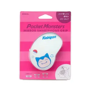 スマホグリップ、スマホアクセサリー、グリップ、キャラクター、ポケモン、ポケットモンスター、Pokémon LEGENDS Z-A、エンジェルブルー、ナカムラくん、スマホ小指、テキストサム損傷、腱鞘炎、スマホスタンド、スタンド機能、動画視聴、ホールド、パピモッチ、パモ、ヌメラ、ゲンガー、カビゴン、ミラー、鏡、手鏡、化粧直し、伸縮
