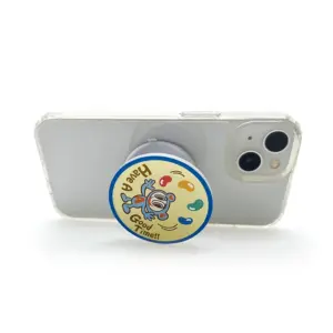 スマホグリップ、スマホアクセサリー、グリップ、キャラクター、ポケモン、ポケットモンスター、Pokémon LEGENDS Z-A、エンジェルブルー、ナカムラくん、スマホ小指、テキストサム損傷、腱鞘炎、スマホスタンド、スタンド機能、動画視聴、ホールド、パピモッチ、パモ、ヌメラ、ゲンガー、カビゴン、ミラー、鏡、手鏡、化粧直し、伸縮