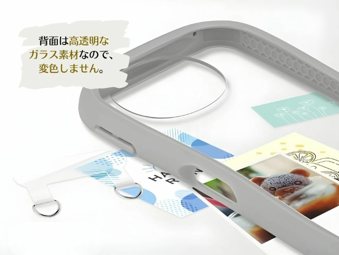 透明背面で写真やステッカーをアレンジ 推し活 推し ペット 犬 猫 ウサギ