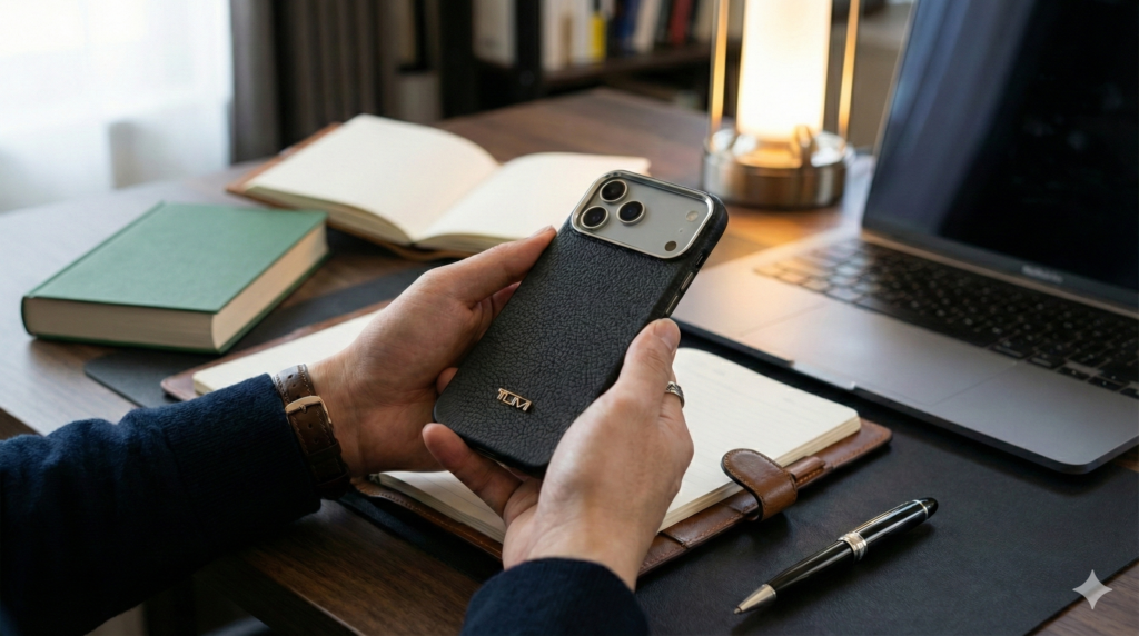 TUMIレザーケースケア