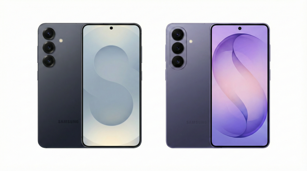 SamsungのGalaxy S26S25の比較画像