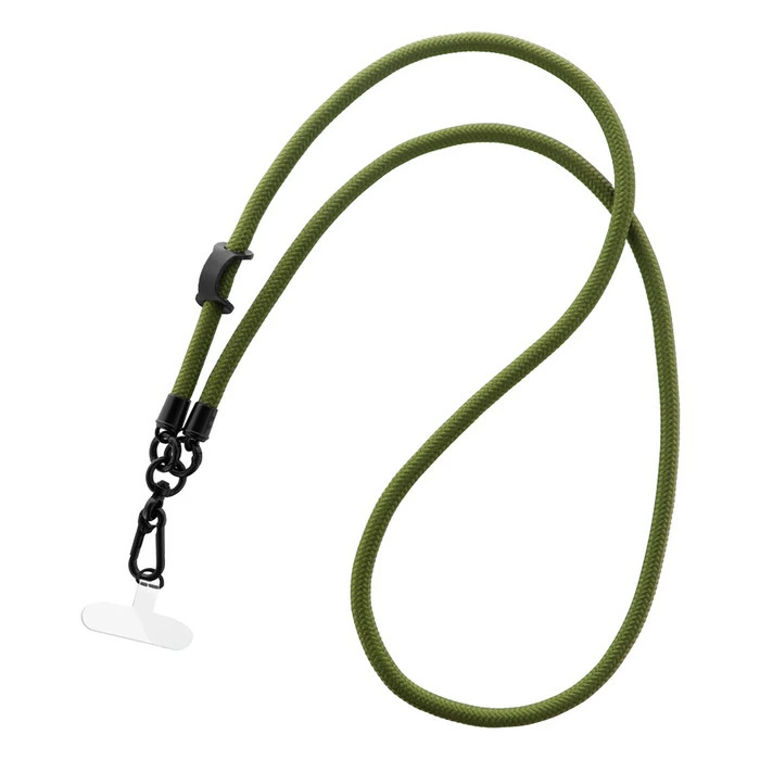 ショルダーストラップ スマートフォン 汎用 SHOULTY MULTI STRAP スマホショルダー ストラップ ショルダーストラップ 太め 携帯 スマートフォン カーキ カジュアル レザー パーツ アレンジ 肩掛け 斜めがけ 挟むだけ 多機能