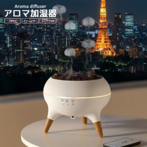 クラゲ加湿器 加湿器 アロマ加湿器 アロマディフューザー 卓上加湿器 超音波式 AC/DC コード式 静音 ミスト 卓上 加湿器 LEDライト 照明 ムードライト ディフューザー 夜間ライト 癒し おしゃれ インテリア オフィス 寝室 乾燥対策 ディフューザー インフルエンザ対策