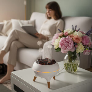 クラゲ加湿器 加湿器 アロマ加湿器 アロマディフューザー 卓上加湿器 超音波式 AC/DC コード式 静音 ミスト 卓上 加湿器 LEDライト 照明 ムードライト ディフューザー 夜間ライト 癒し おしゃれ インテリア オフィス 寝室 乾燥対策 ディフューザー インフルエンザ対策