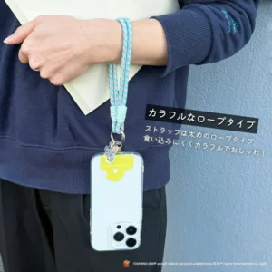 カラフルなロープタイプのトムとジェリーのスマホハンドストラップ
